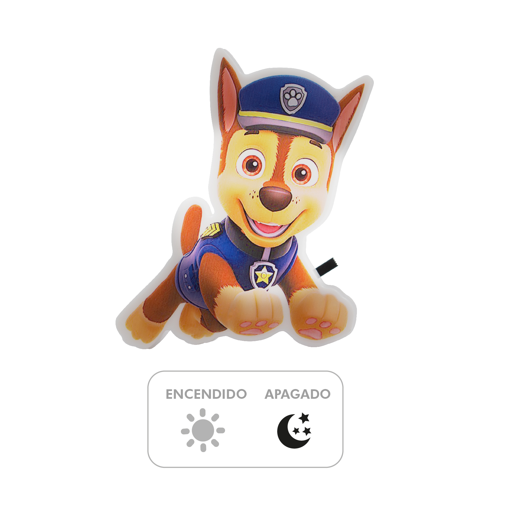 LINTERNA-LAMPARA DE PARED LED PARA NIÑOS CHASE GMXYD001C_ENCENDIDO