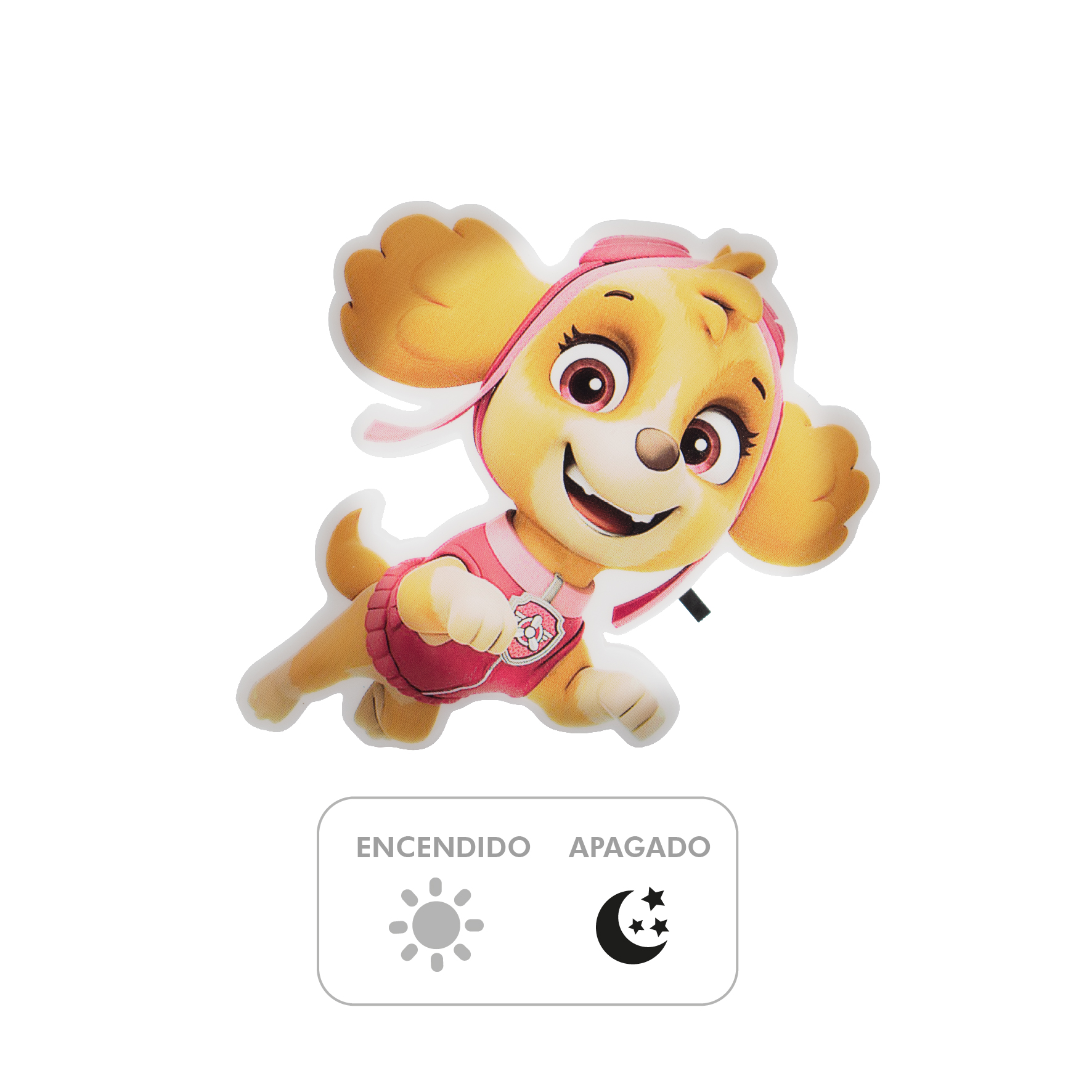 LINTERNA-LAMPARA DE PARED LED PARA NIÑOS SKYE GMXYD001S_ENCENDIDO